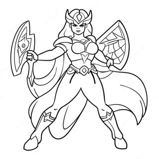 She Ra I Kampudstyr Farveside 28075-25494