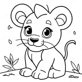 Legesyg Lion Cub Farveside 28095-25510