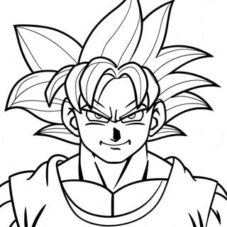 Goku Super Saiyan 4 Farvelægningssider