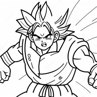 Goku Super Saiyan 4 I Aktion Farveside 28406-25751