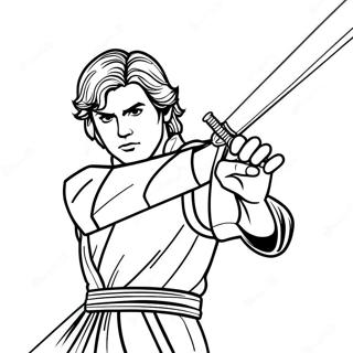 Anakin Skywalker Lysvaerd Duel Farveside 28767-26029