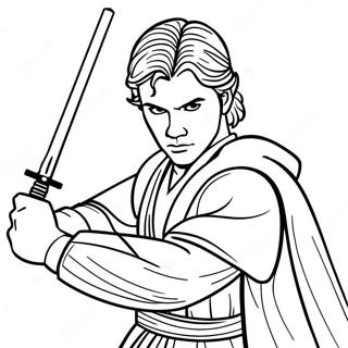 Anakin Skywalker Lysvaerd Duel Farveside 28767-26030