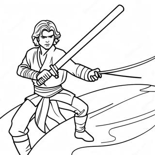 Anakin Skywalker Lysvaerd Duel Farveside 28767-26032