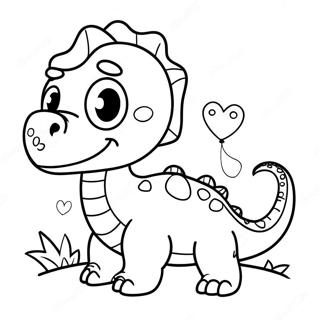 Dinosaur Valentines Farveside 28796-26051