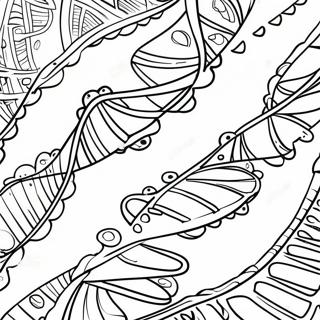 Dna Dobbelt Helix Farveside 29458-26574