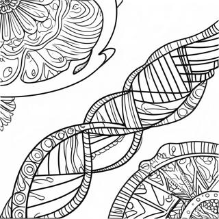 Dna Dobbelt Helix Farveside 29458-26575