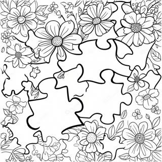 Farverig Jigsaw Puslespil Farveside 29528-26629