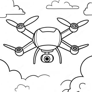 Flyvende Drone I Himlen Farveside 29728-26790