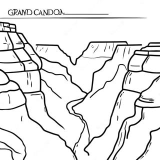 Grand Canyon Scenic Udsigt Farveside 29767-26820