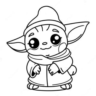 Sod Baby Yoda Med Julehat Farveside 30139-27110