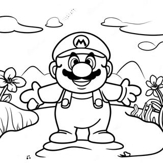 Among Us Mario Eventyrscene Farveside 30639-27505