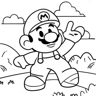 Among Us Mario Eventyrscene Farveside 30639-27506