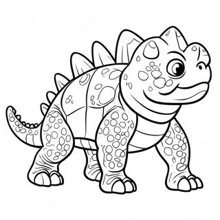 Ankylosaurus Farvelægningssider