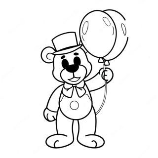 Toy Freddy Med Farverige Balloner Farveside 31249-27994