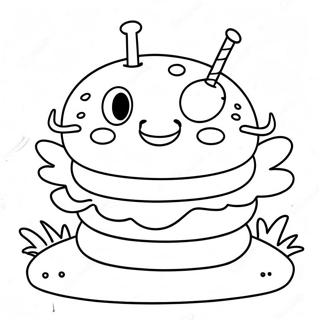 Krabby Patty Farvelægningssider