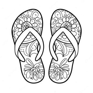 Farveside Med Flip Flops 31698-14158