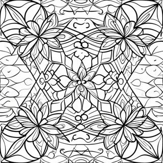 Tessellation Geometrisk Design Farveside 32681-17022