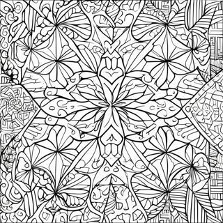 Tessellation Geometrisk Design Farveside 32681-17023