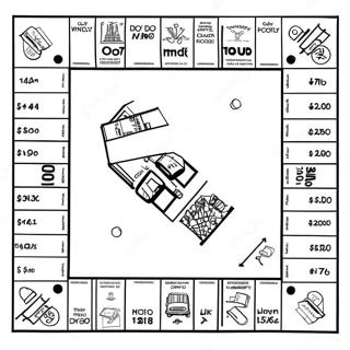 Monopoly Spilbraet Farveside 32761-17087