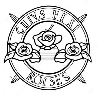 Guns And Roses Logo Farveside 33341-17546