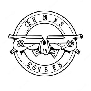 Guns And Roses Logo Farveside 33341-17548