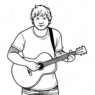 Ed Sheeran Med Guitar Farveside 33422-17613