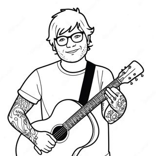 Ed Sheeran Med Guitar Farveside 33422-17615