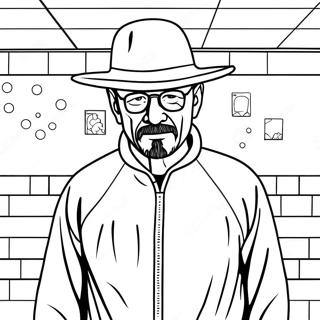 Walter White I Beskyttelsesdragt Farveside 33983-18050