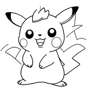 Elskelig Pikachu Farveside 34333-28532