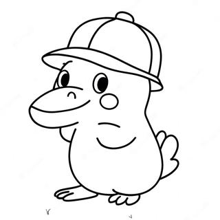 Sjov Psyduck Med Hat Farveside 34453-28702