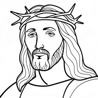 Jesus Med Tornekrone Farveside 34944-29086