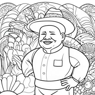 Vibrant Diego Rivera Vaegmaleri Farvelaegning 35204-29299