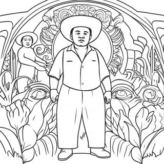 Vibrant Diego Rivera Vaegmaleri Farvelaegning 35204-29300