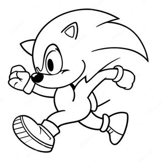 Sonic The Hedgehog Lober Hurtigt Farveside 35954-29897