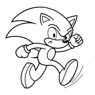 Sonic The Hedgehog Lober Hurtigt Farveside 35954-29898