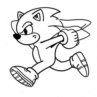 Sonic The Hedgehog Lober Hurtigt Farveside 35954-29993