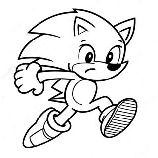 Sonic The Hedgehog Lober Hurtigt Farveside 35954-29994