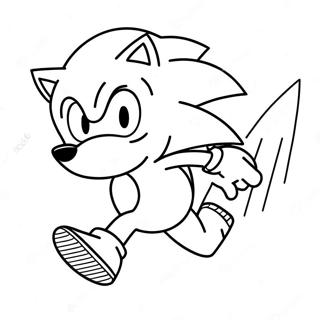 Sonic The Hedgehog Lober Hurtigt Farveside 35954-29995