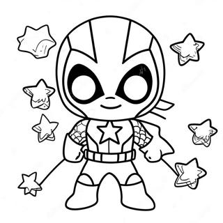 Chibi Marvel Farvelægningssider