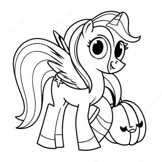 My Little Pony Halloween Farvelægningssider