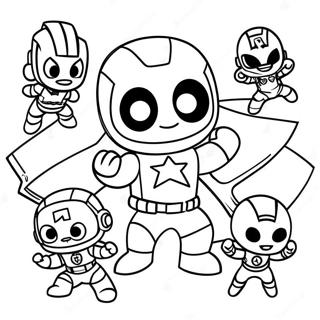 Baby Marvel Sode Chibi Avengers Farveside 37185-30961