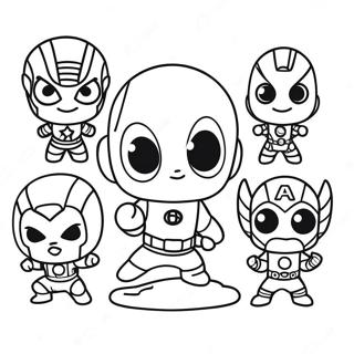 Baby Marvel Sode Chibi Avengers Farveside 37185-30963