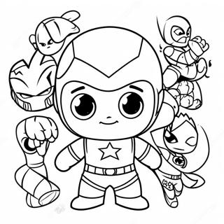 Baby Marvel Sode Chibi Avengers Farveside 37185-30964