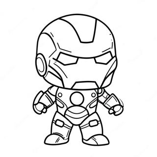 Elskelig Baby Chibi Iron Man Farveside 37186-30965