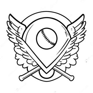 Angels Baseball Logo Farveside 37205-30974