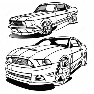 Mustang Gt Sportsvogn Farveside 3739-3035