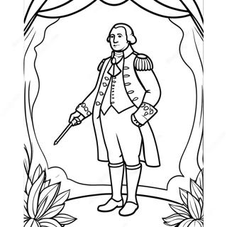 George Washington I Militaeruniform Farveside 37617-31313