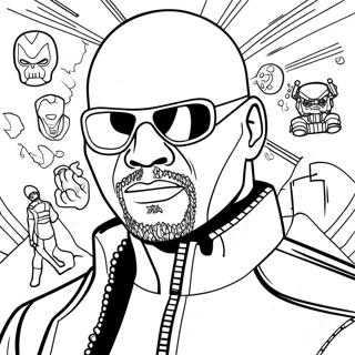 Nick Fury Farvelægningssider