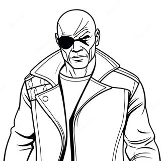 Nick Fury Farvelægningssider