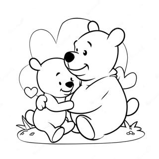 Winnie The Pooh Valentinsdag Farveside 37856-31488